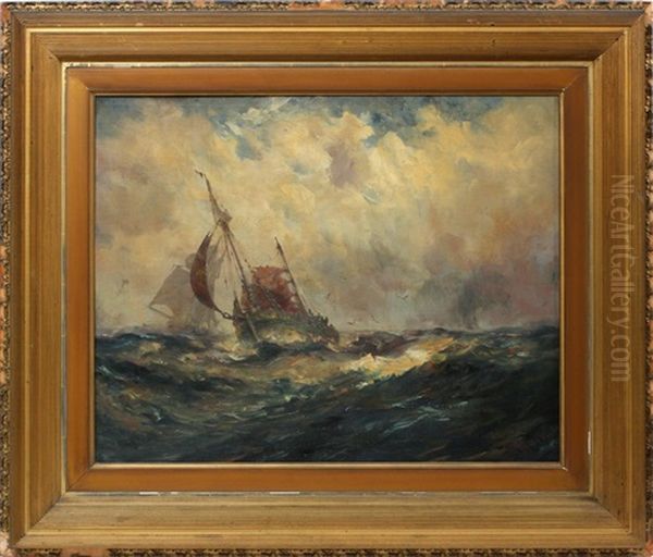 Sailing Ships At Sea - view 1