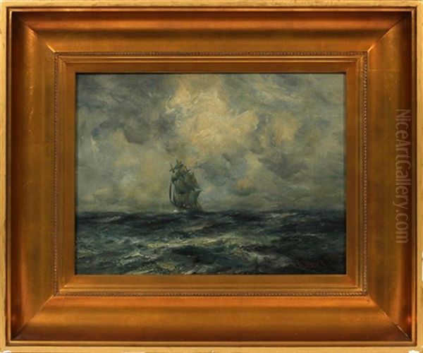 Seascape With Sailing Ship - view 1