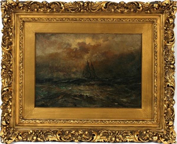 Seascape With Ship - view 1
