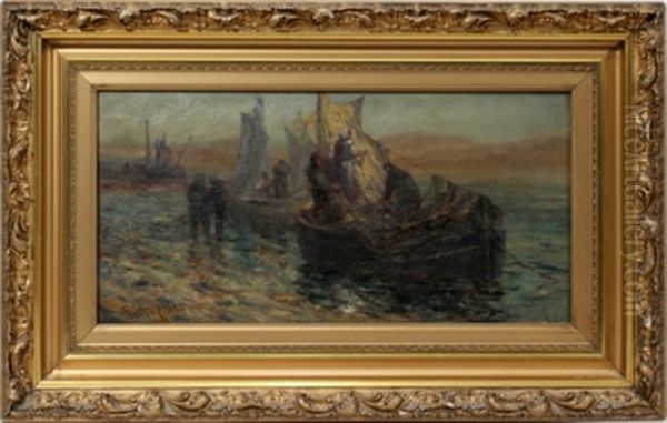 Fisherman In Boats - view 1