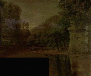 Lugar Water, Ayrshire, Scotland by Robert B. Hopkin