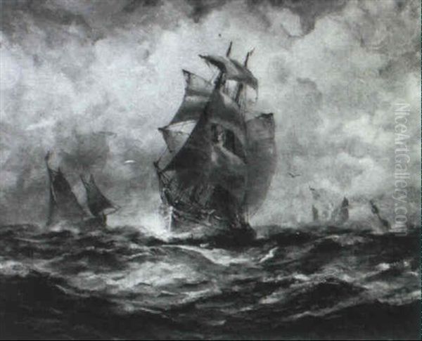Shipping In A Rough Sea - view 1