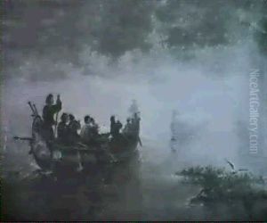 Canoes In A Fogg, Lake Superior Canoes In A Fogg, Lake Superior