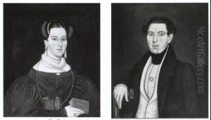 Portraits Of Emily Bidwell Miller & Nathan Flint Miller