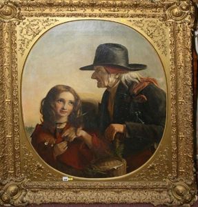 Little Nell & Her Grandfather by Edward William John Hopley