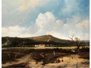 Landschaft Mit Hirtenfamilie by Johannes Franciscus Hoppenbrouwers