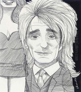 Rod Stewart by John Stewart Barney