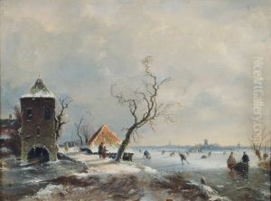 Dutch Landscape In Winter