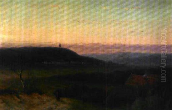 Paysage Au Coucher Du Soleil - view 1