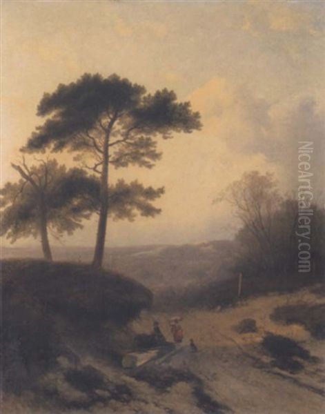 Landschaft Mit Rastenden Wanderern - view 1