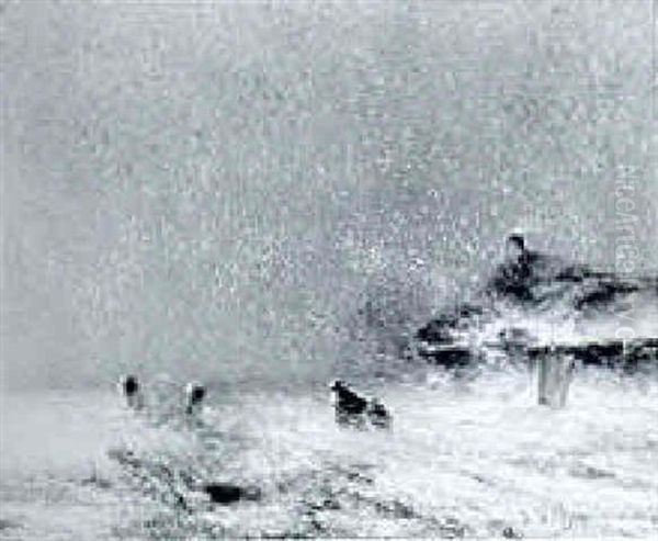 Peasants In A Blizzard - view 1