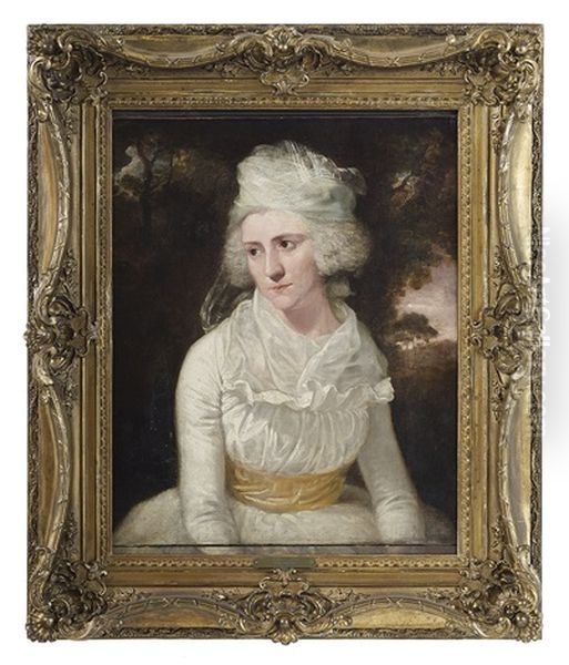 Portrait Of A Lady In A White Lace Cap - view 1