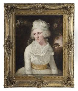 Portrait Of A Lady In A White Lace Cap