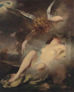 Cupid And Psyche by Sir John Hoppner