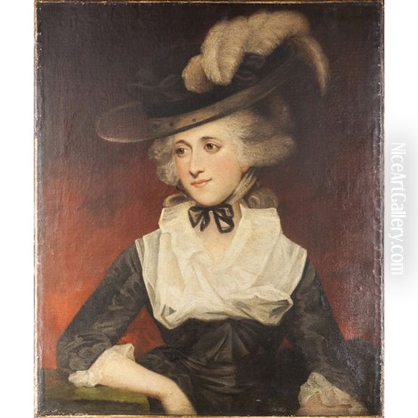 Half Length Portrait Of Miss Mary Palmer, Afterwards The Marchioness Of Thomond - view 1