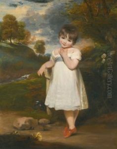 Portrait Of Emma Laura Whitbread, Later Lady Eversley (1798-1857), When A Child Portrait Of Emma Laura Whitbread, Later Lady Eversley (1798-1857), When A Child