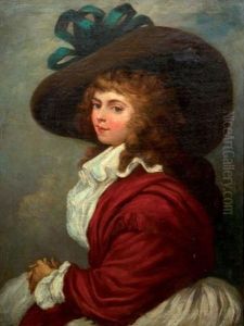 Portrait De Jeune Femme by Sir John Hoppner