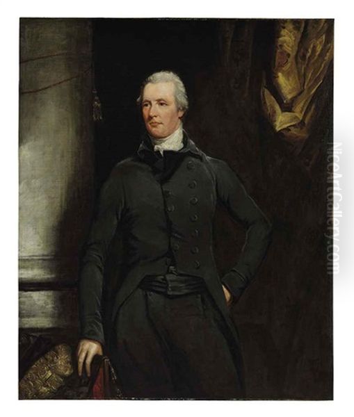 Portrait Of The Right Honorable William Pitt In A Black Coat - view 1