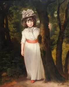Portrait Of Harriet Ann Seale When A Child, Younger Daughter Of John Seale Esq Of Mount Boone, Devon, Sister Of John Healey Seale Mp For Darge Park, Co Stafford by Sir John Hoppner