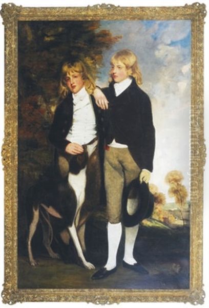 Portrait Of The Hon. John Cust And The Hon. Henry Cust - view 1