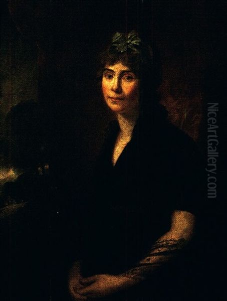 Portrait De Femme Au Ruban Bleu - view 1