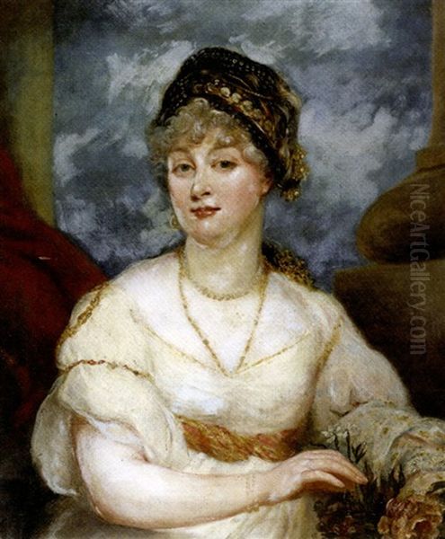 Portrait Sketch Of A Lady - view 1
