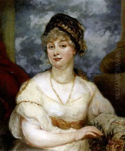 Portrait Sketch Of A Lady