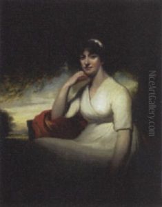 Portrait Of A Lady Seated In A Landscape