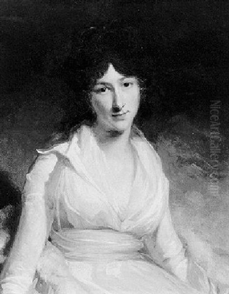 Portrait Of A Lady (lady Charlotte Campbell?) by Sir John Hoppner