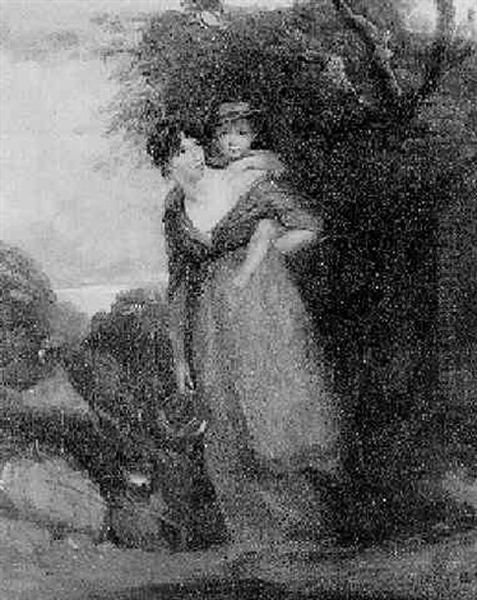 Portrait Of Hester Jane Sheridan With Her Son Charles - view 1