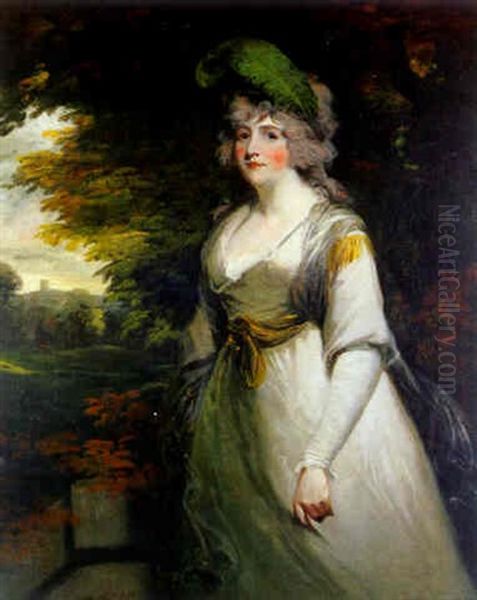 Portrait Of Mrs. Thomas Boothby Parkyns, Nee Elizabeth Anne James - view 1