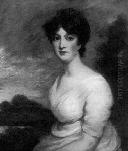 Portrait Of Miss Maxtone Graham by Sir John Hoppner