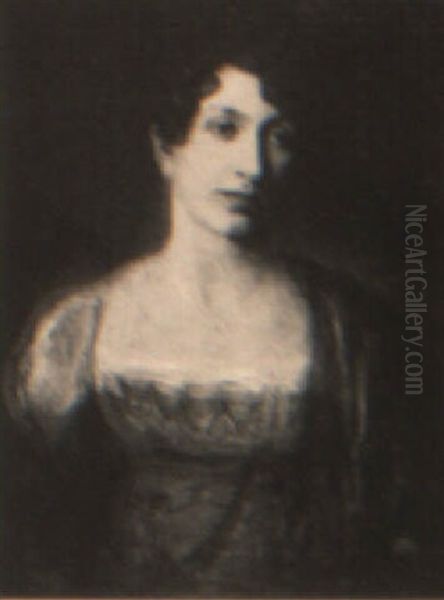 A Portrait, Bust Length, Of A Young Lady - view 1