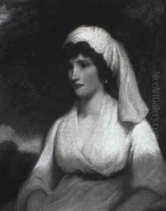 Portrait Of The Hon. Mary Rycroft In A Landscape