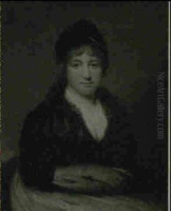 Portrait Of A Seated Lady by Sir John Hoppner