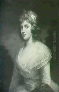 Portrait Of Georgina, Duchess Of Devonshire by Sir John Hoppner