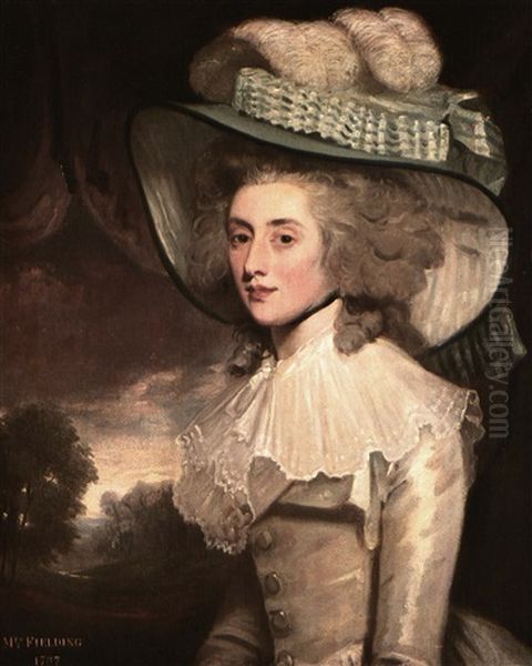 Portrait Of Mrs. Sophia Fielding - view 1