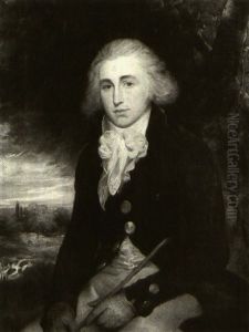 Portrait Of Sir Henry Goodricke Bart by Sir John Hoppner