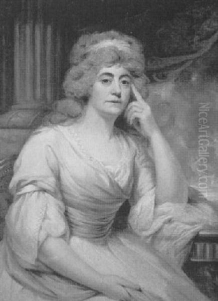 Portrait Of A Lady Said To Be Sarah Erle Drax Grosvenor - view 1