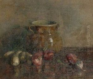 Still Life With Onions And Garlic