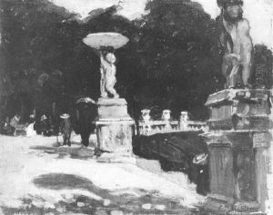A Walk In The Tuileries by Gwendoline Margaret Hopton