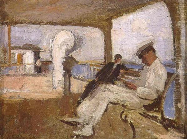 Morning Aboard Ship - view 1