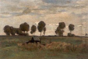 Sommerliche Weidelandschaft by Franz Horadam