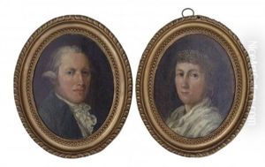 Portratt (pair) by Pehr Hoerberg