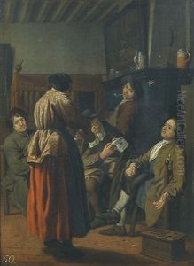 In Der Wirtsstube by Jan Josef Horemans the Elder