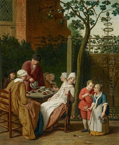 Feine Gesellschaft An Der Kaffeetafel - view 1
