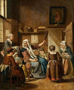 The Needlework by Jan Josef Horemans the Elder