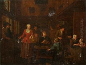 L'interieur Du Cordonnier by Jan Josef Horemans the Elder