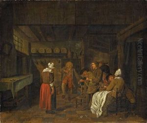 Wirtshausszene by Jan Josef Horemans the Elder