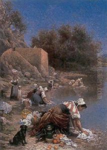 Laundresses In Provence